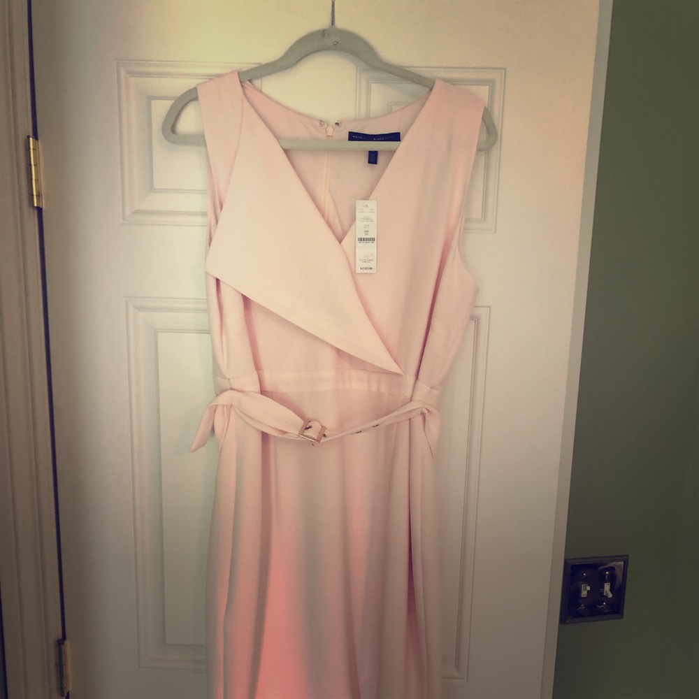 Pale pink WhiteHouse/BlkMarket summer dress
